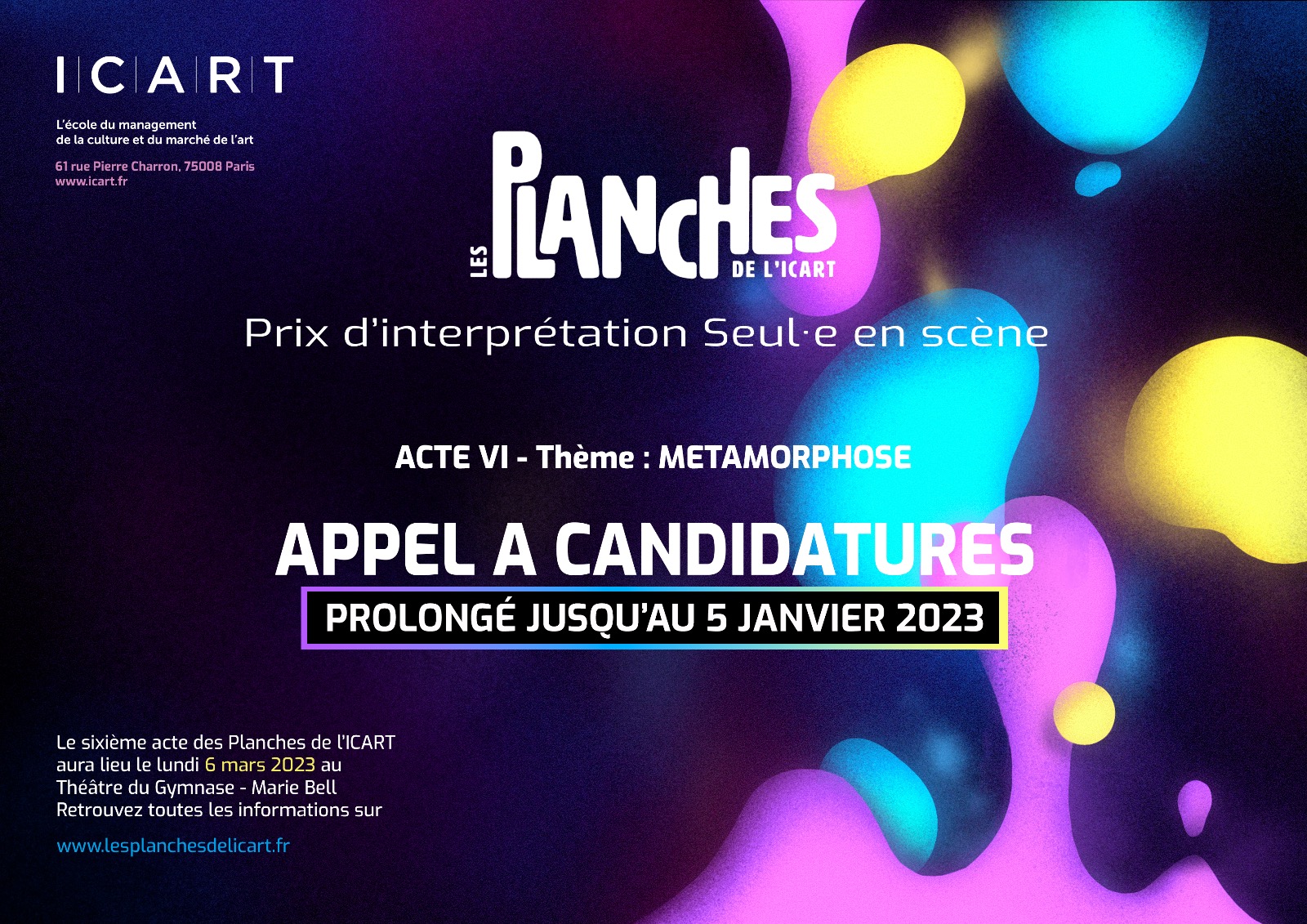 Appel À Candidatures Les Planches De Licart 